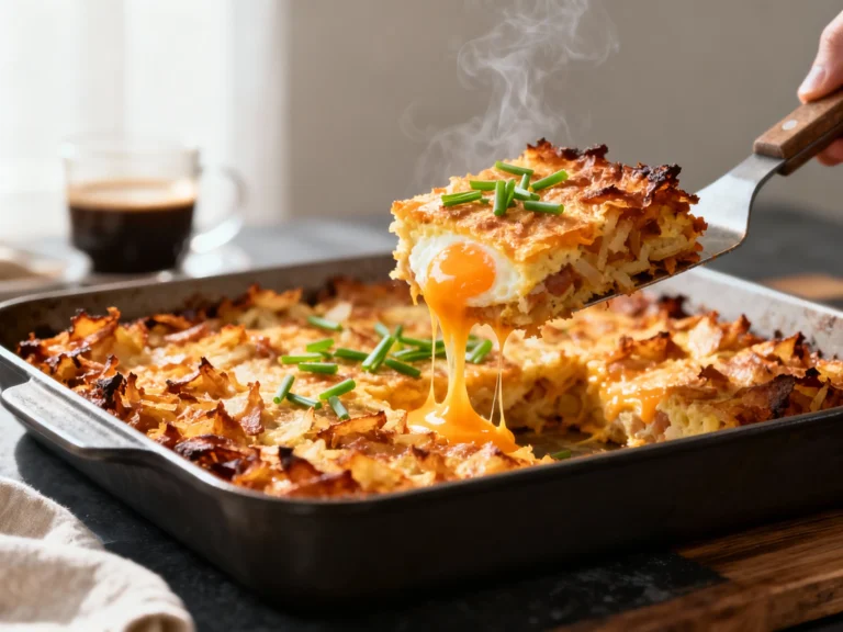 Hash Brown Breakfast Casserole (crispy + Cheesy) Brunch Mvp