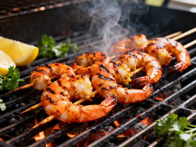 Easy Cajun Grilled Shrimp (spicy, Smoky, Ready in 10)