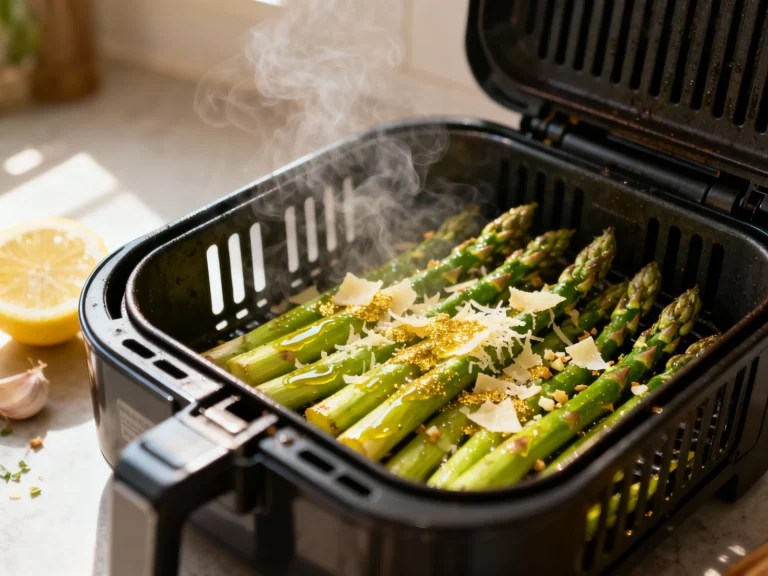 Air Fryer Asparagus in 10 Minutes (garlic Parmesan) Made Easy