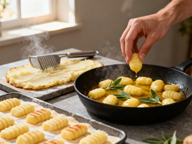 How to Make Homemade Potato Gnocchi (step-by-step + Tips)