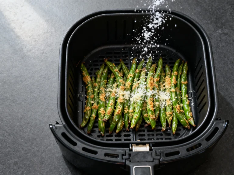 Easy Air Fryer Green Beans Recipe (crispy Garlic Parmesan)
